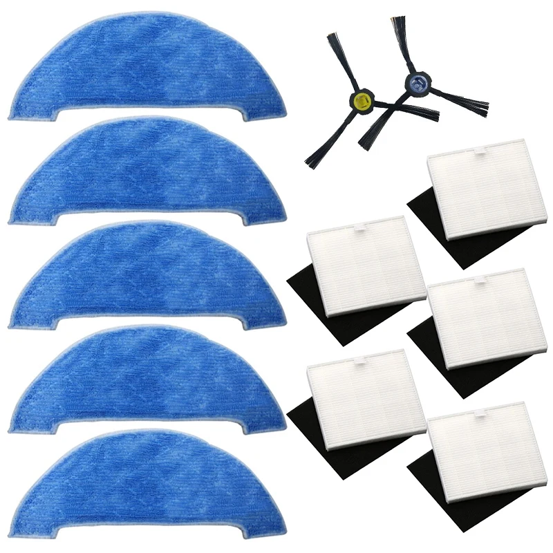 

Боковая щетка + фильтр + ткань для швабры для пылесоса Ilife V8 V8S X750 A7 X800 X785