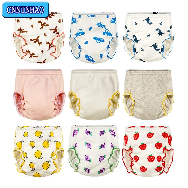 Baby Diapers Potty Training Pants Baby Toilet Nappies Diapers for Toddler Boys Girls Reusable Cotton Washable Night Nappy Pantie