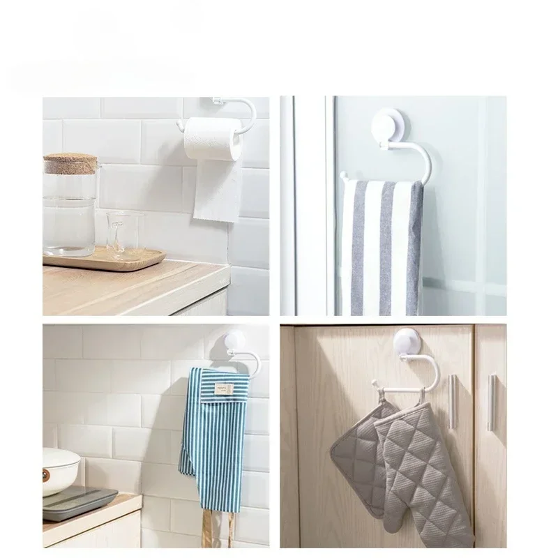 1 шт. держатель для туалетной бумаги кухни ванной комнаты супер-хранение присоска