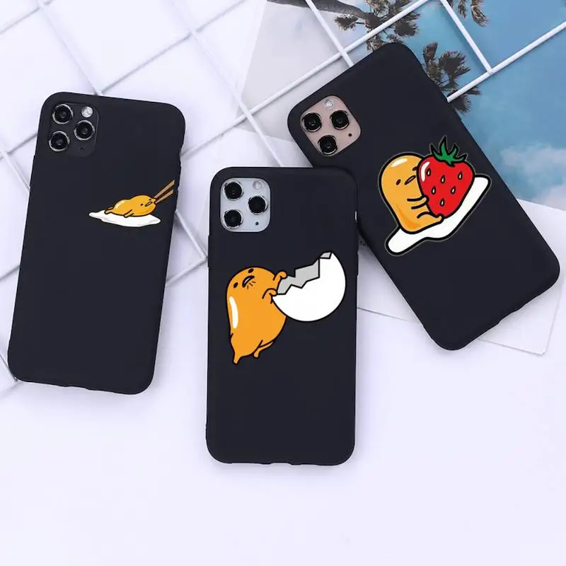 

Lovely Gudetamas Egg Phone Case for iphone 13 12 11 Pro Mini XS MAX 8 7 Plus X 2020 XR cover