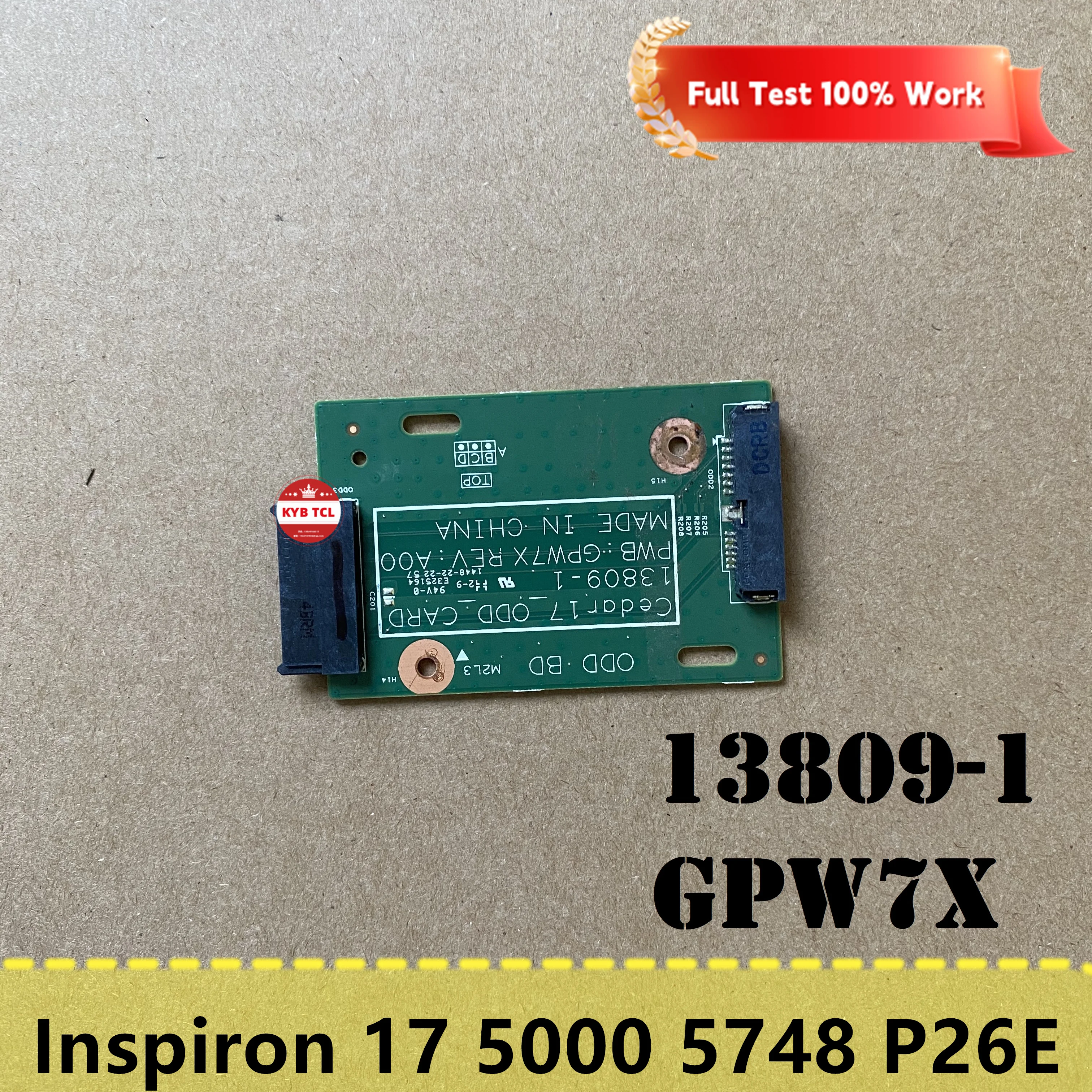 Платы для чтения карт памяти GPW7X Dell Inspiron 17 5000 5748 P26E