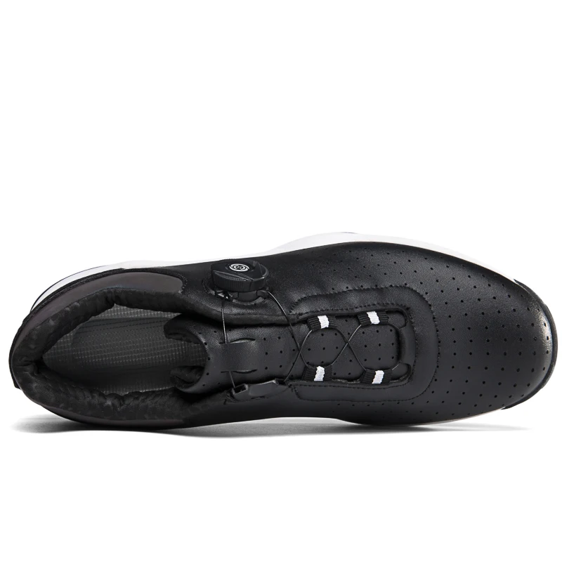 2022 Fashion Couple Golf Shoes Breathable Golf Training Sneakers Non-slip Spikeless Golf Sneakers Leather Tennis Athletic Shoes