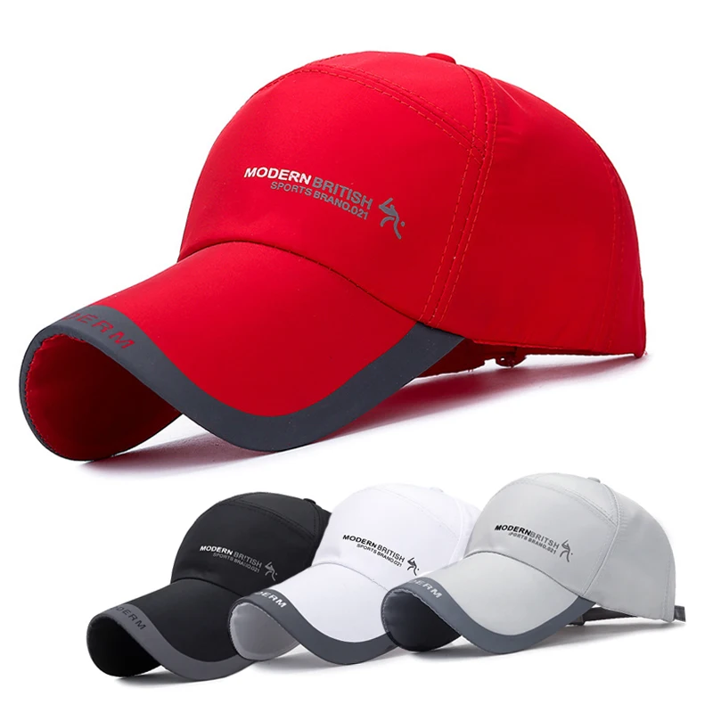 

2022 Summer Brand For Men Sports Running Sweat Baseball Cap Male Canada Golf Caps Quick Dry Caps Snapback Bone Hat Free Shipping
