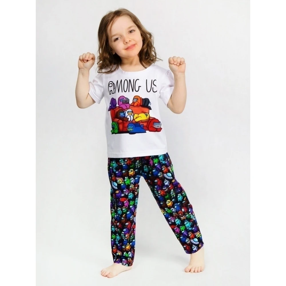 Пижамный комплект для мальчика FortyFour KPJ002 белый хлопок 100% |