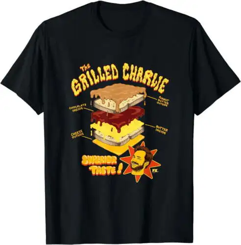 Футболка с принтом Чарли на гриле из Филадельфии всегда солнечно