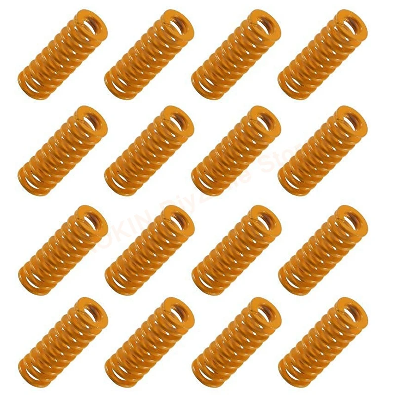 

16 шт. пресс-формы пружины 0,31 "OD 0,78" для Creality CR-10 10S S4 Ender 3 пружины с подогревом нижнее соединение выравнивание