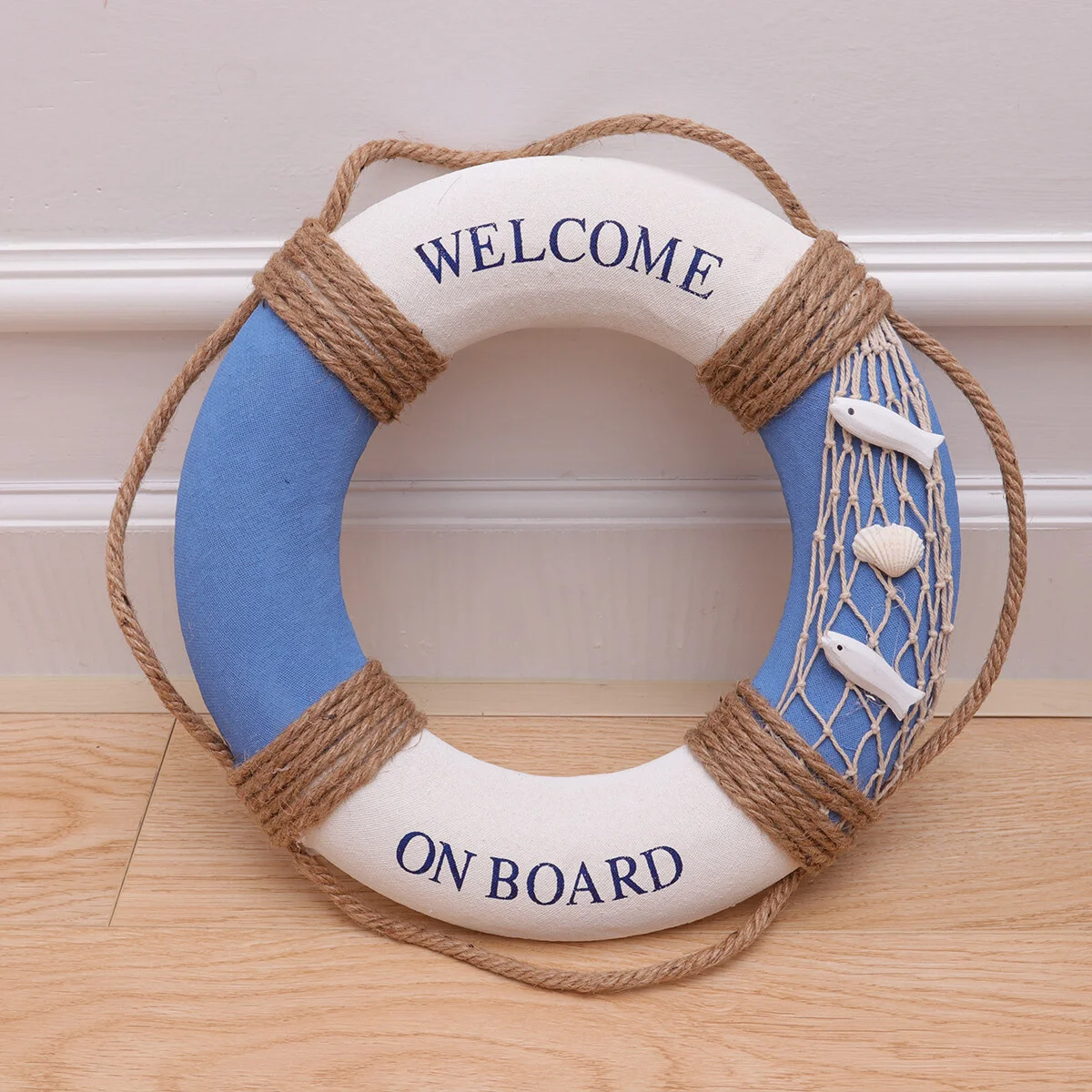 

Nautical Life Rings Buoy Welcome on Board Life Ring Nautical Wall Ornaments Beach Coastal Wall Decor Nautical Gifts for Office