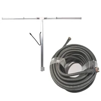 dipole antenna with 20 meters rf cable for 50w 200w fm transmitter