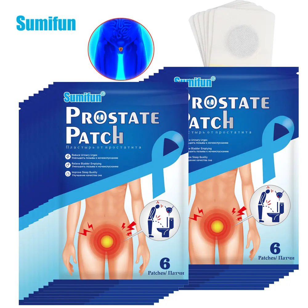

12-60Pcs Prostate Patches Sumifun Medicine Herbal Prostatitis Treatment Plaster Urology Prostatic Sticker Health for Men