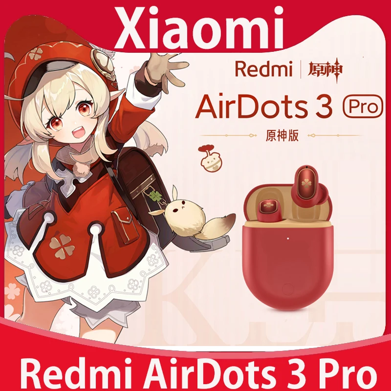 

[Genshin Impact] Xiaomi Redmi Airdots 3 Pro, версия Genshin-Klee, индивидуальный стиль, Магнитный чехол, кабельная упаковка, анимация, ANC 28h Play