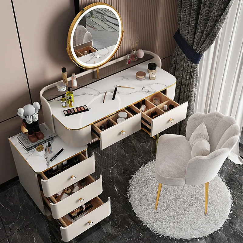 

Multifunctional Storage Cabinet Dressing Table With Mirror Bedroom Dressers For Women Vanity Table For Women Bedroom Furniture