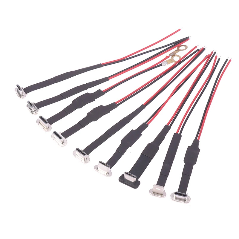 USB-коннектор Type-C FPC 2-контактный 3-контактный резистор R1 мягкий плоский кабель