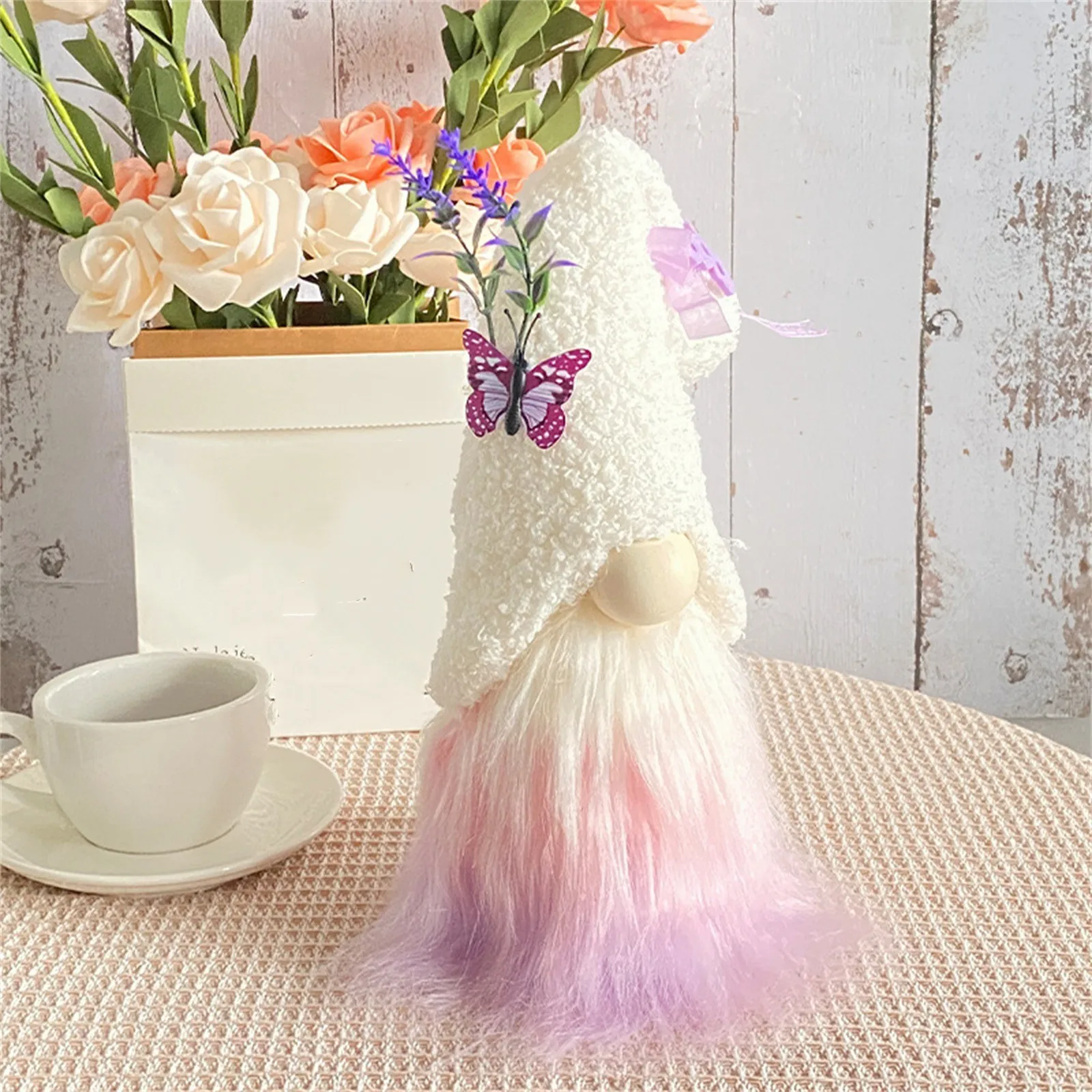 Лавандовый карнавал джугми украшения для дома лаванда эльф лук фиолетовая кукла