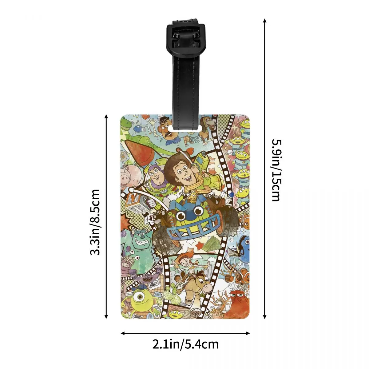 Индивидуальный коллаж История игрушек багажные бирки для чемоданов Личная