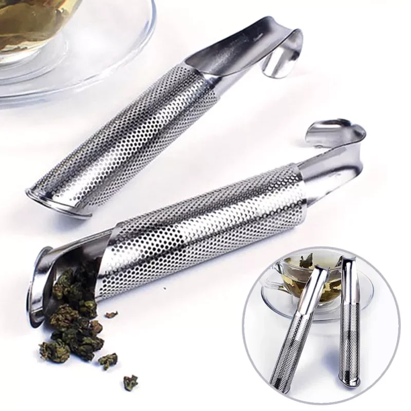 

Stainless Steel Tea Infuser Pipe Design Tea Reusable Tea Bag Fine Mesh Tea Filter for Loose Leaf Herbs Teaware