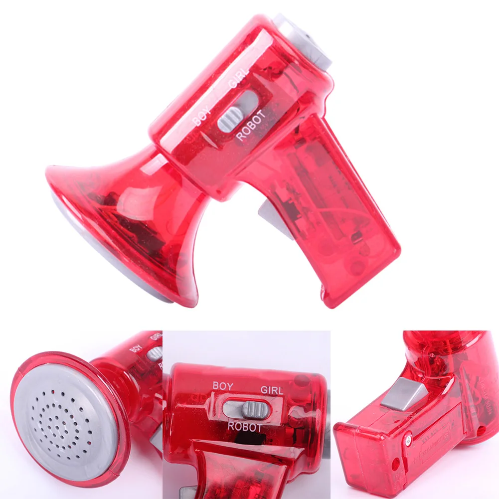 Красный громкий подарок Мегафон игрушка звуковые эффекты миниатюрный размер