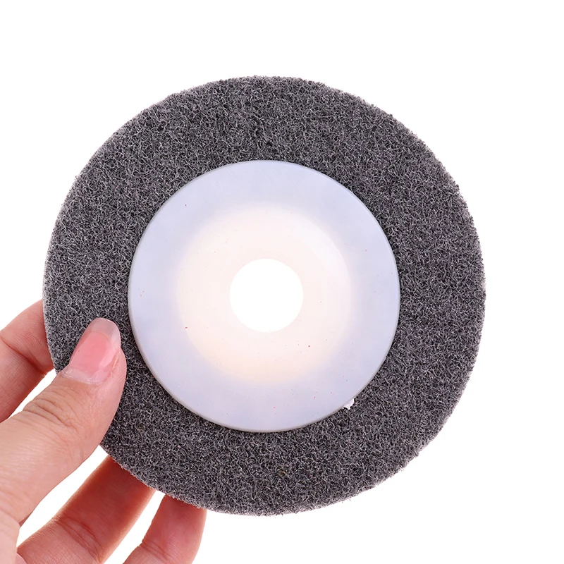 

2PCS 100*16mm 9P Nylon Fiber Wheel Non Woven Abrasive Disc Grinding Polishing Pad For Metals Ceramics Marble Wood Crafts