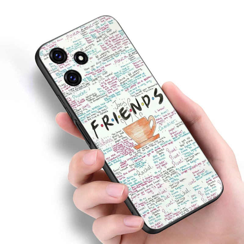 Смартфон Friends tv show черный силиконовый для Redmi 10 Prime A1 A2 Plus K30 K40 Gaming K60 Pro 9 9A 9C 9T 10A 10C 12