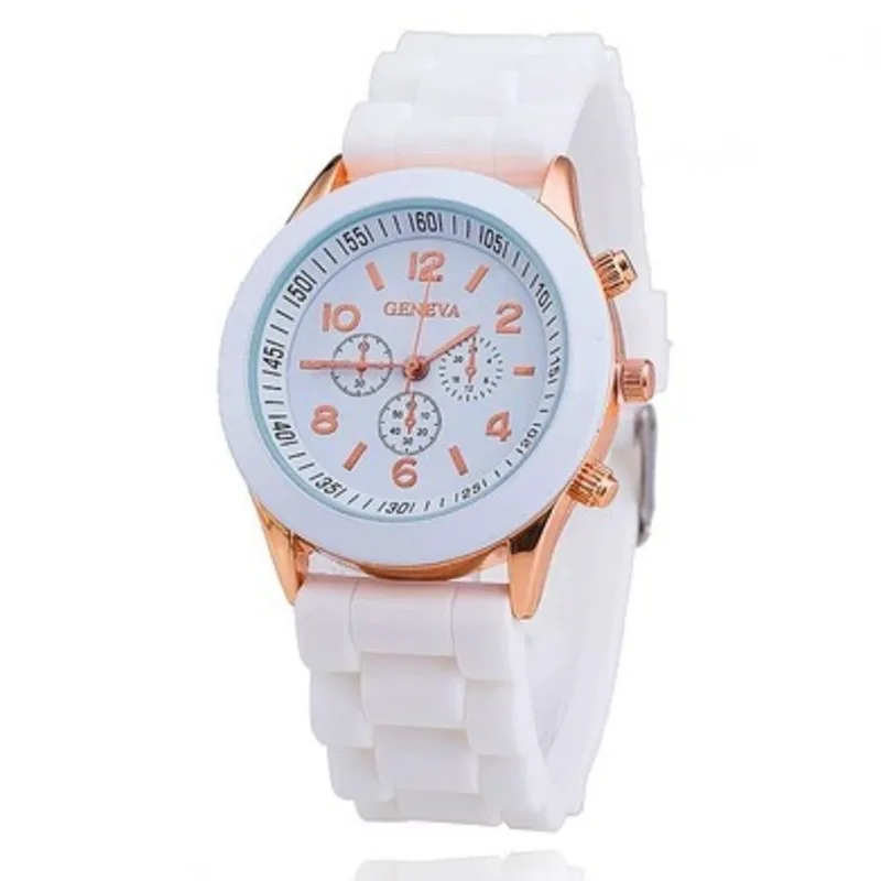 

Часы кварцевые студенческие с силиконовой лентой, модные повседневные студенческие мужские и женские часы желеобразного цвета
