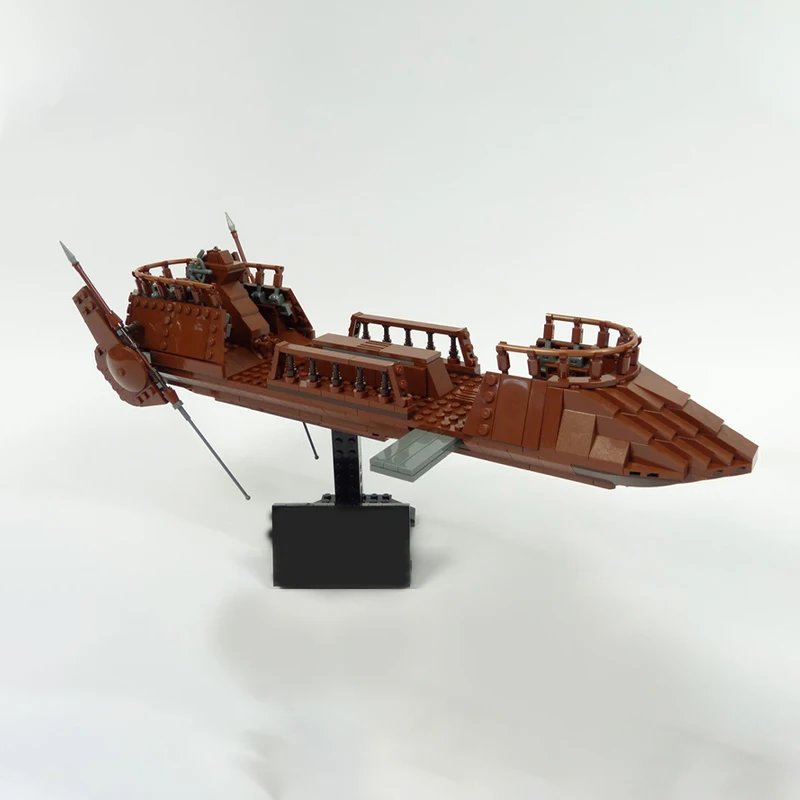 Набор для сборки модели MOC UCS Desert Skiff Space Battle (612 деталей) — коллекционный научно-фантастический конструктор Galaxy, набор для творчества DIY, мега-мини игрушка, подарок (art.: 3920dc15581bc) - 3920dc15581bc
