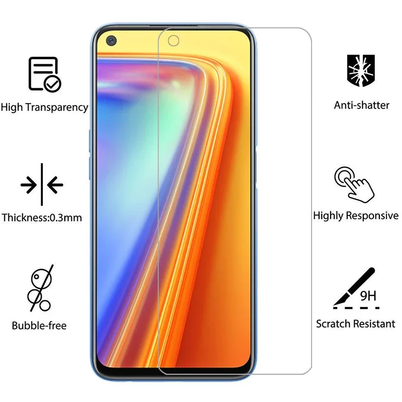 Защитное закаленное стекло для Realme 7 4g 5g защитная пленка экрана Realme7 Realmi7 Realmi Reame