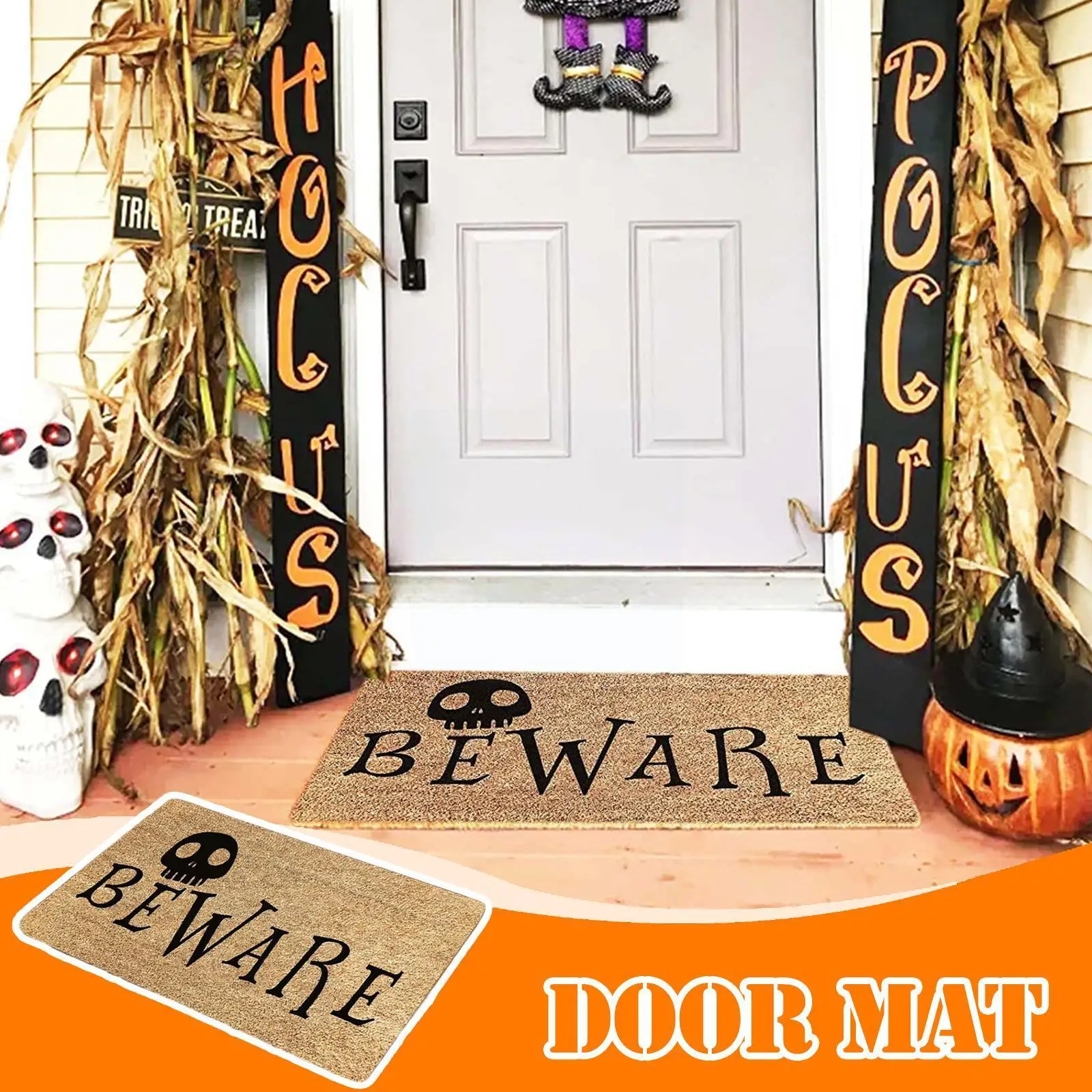 

Welcome Door Mat Front Door Mat Carpet Outdoor Rug Non Slip Floor Mats Entrance Rug Bath Pad For Bathroom Kitchen Bedroom R2U8