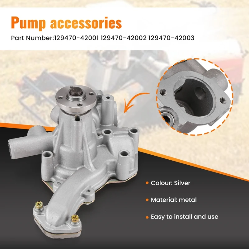 Водяной насос 129470-42001 129470-42002 129470-42003 для Yanmar 3JH3E 4JH2E 4JH3