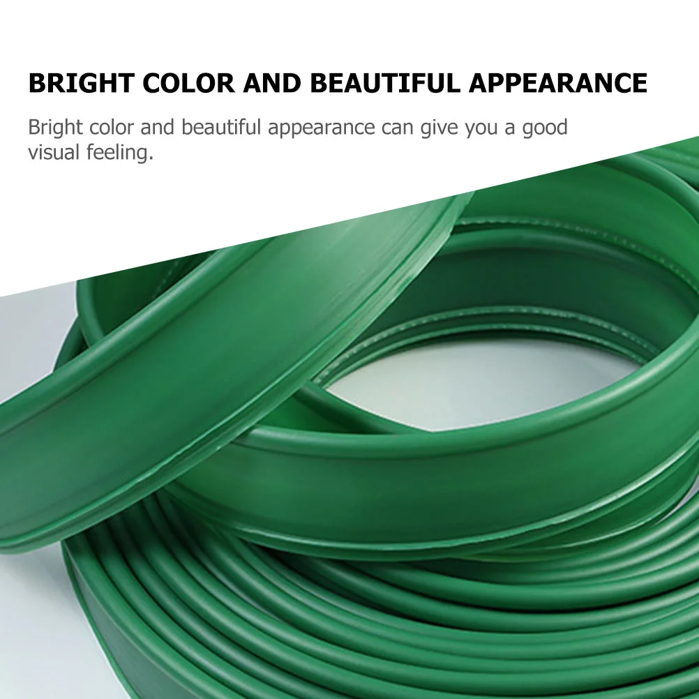 Забор зеленый пояс садовая бордюрная полоса гибкая пластиковая окантовка газона