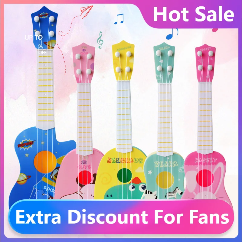 

Модная новинка укулеле музыкальный инструмент Детские развивающие игрушки ранняя интеллектуальная игрушка игра для начинающих