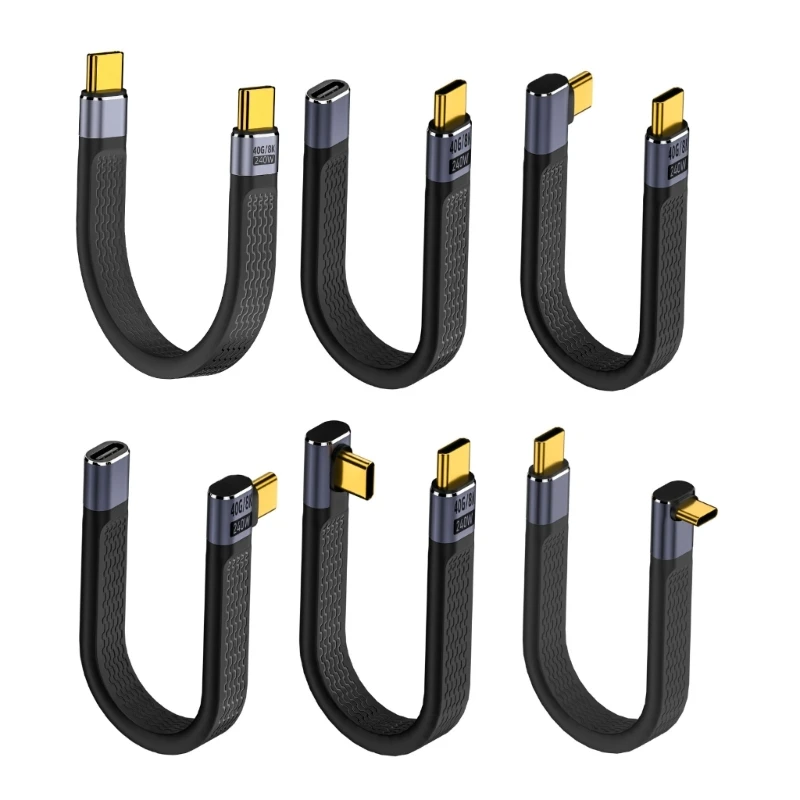 

40Gbps High Speed PD3.1 Type C Charging Cable 240W Fast Data Cord Support 8K60hz