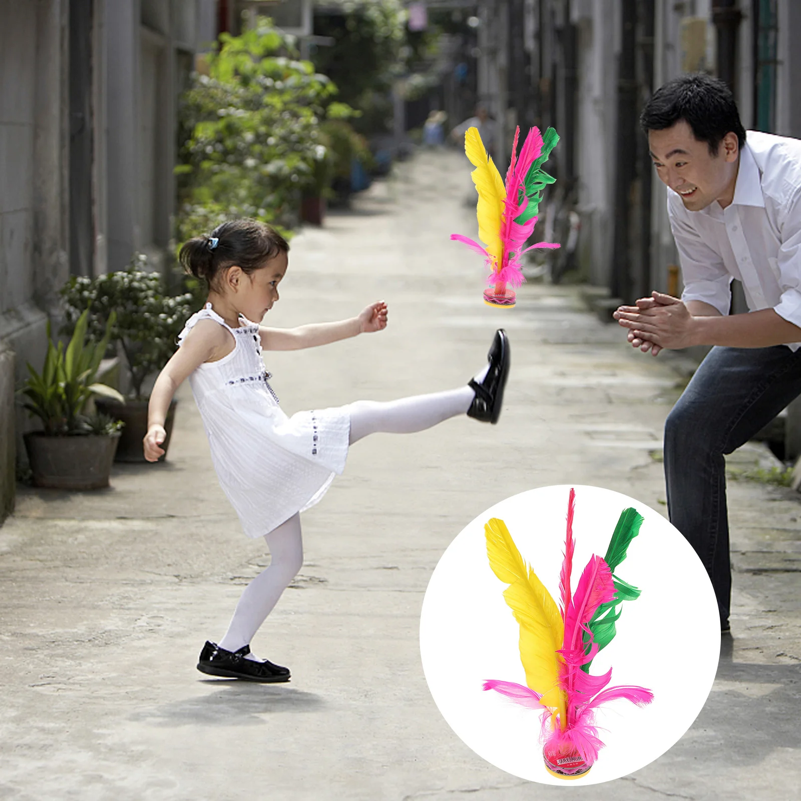 

6 Pcs Shuttlecock Exercise Game Toy Outdoor Playsets Foot Shuttlecocks Students Sporting Supplies Kids Leisure Toys