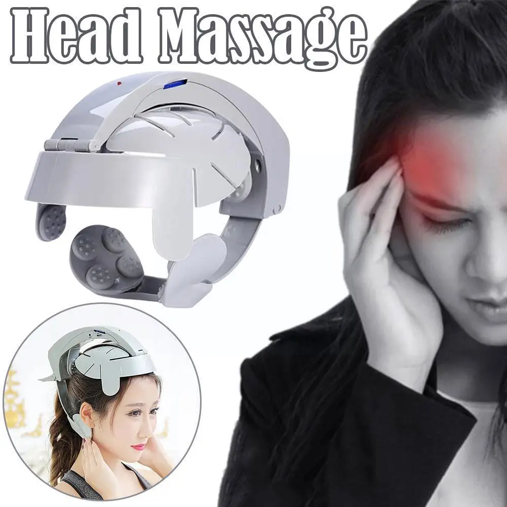 

Head Massage Instrument Humanized Home Health Care Brain Head Electric Massager Easy Massage Relaxation Acupuncture Relax P U6D7