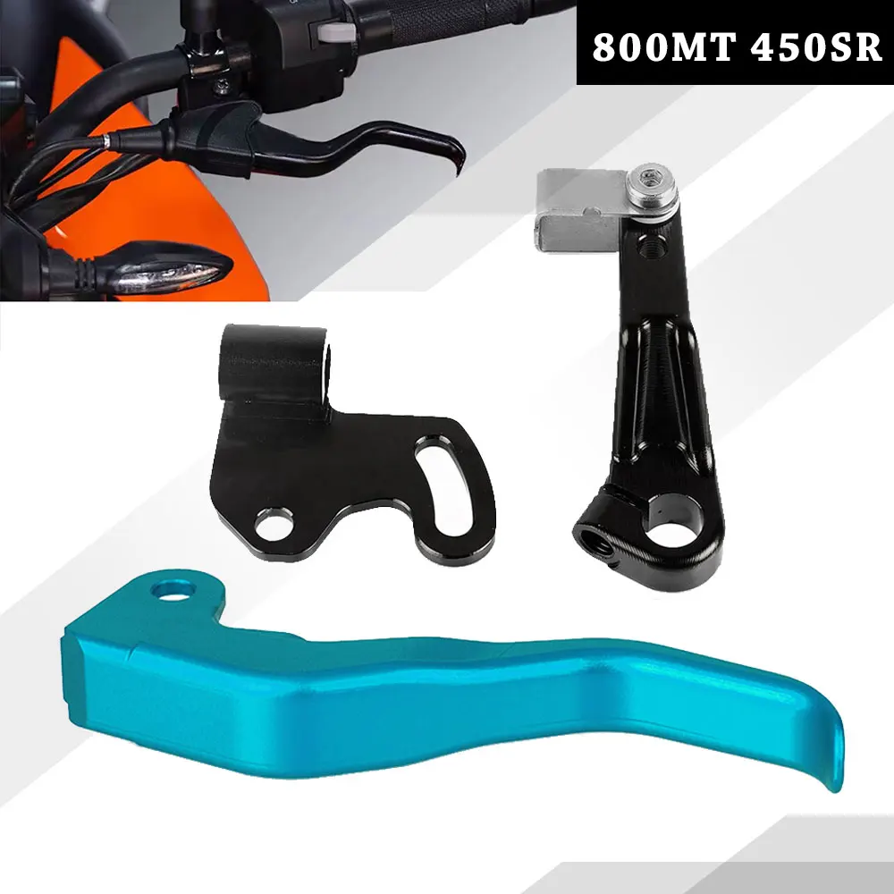 

Motorcycle two finger 10% force reduction shorty stunt clutch lever For CFMOTO 800MT 800 MT N39° 2021 2022 2023 450SR 2022-2023