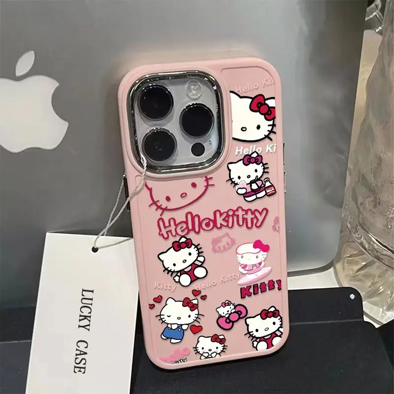 

Sanrio Kawaii Anime Cute Hello Kitty IPhone 15Pro Phone Case Various Styles Cartoon Valentine's Day Halloween Girl Birthday Gift