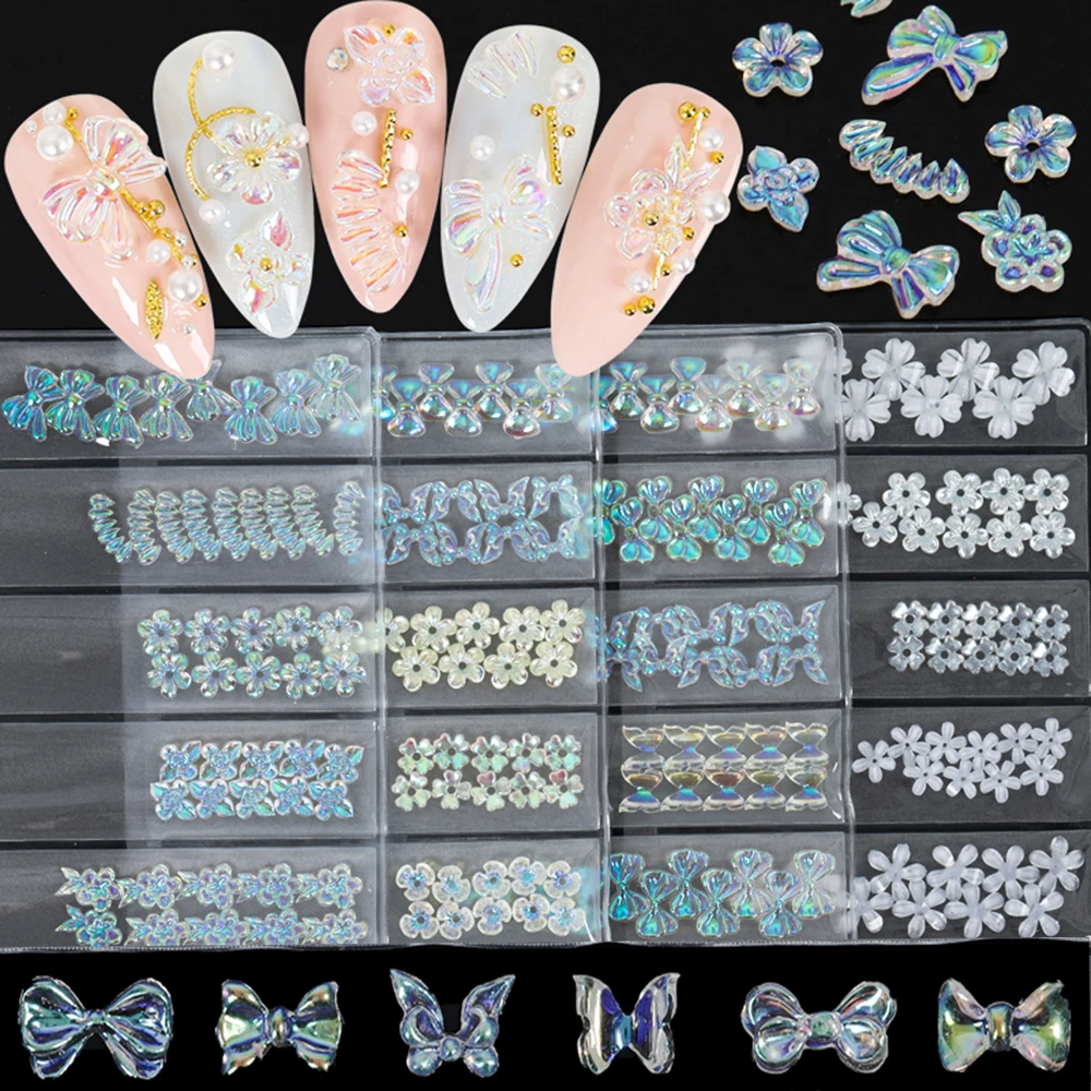 Украшение для ногтей 3D Роза из полимерной смолы |