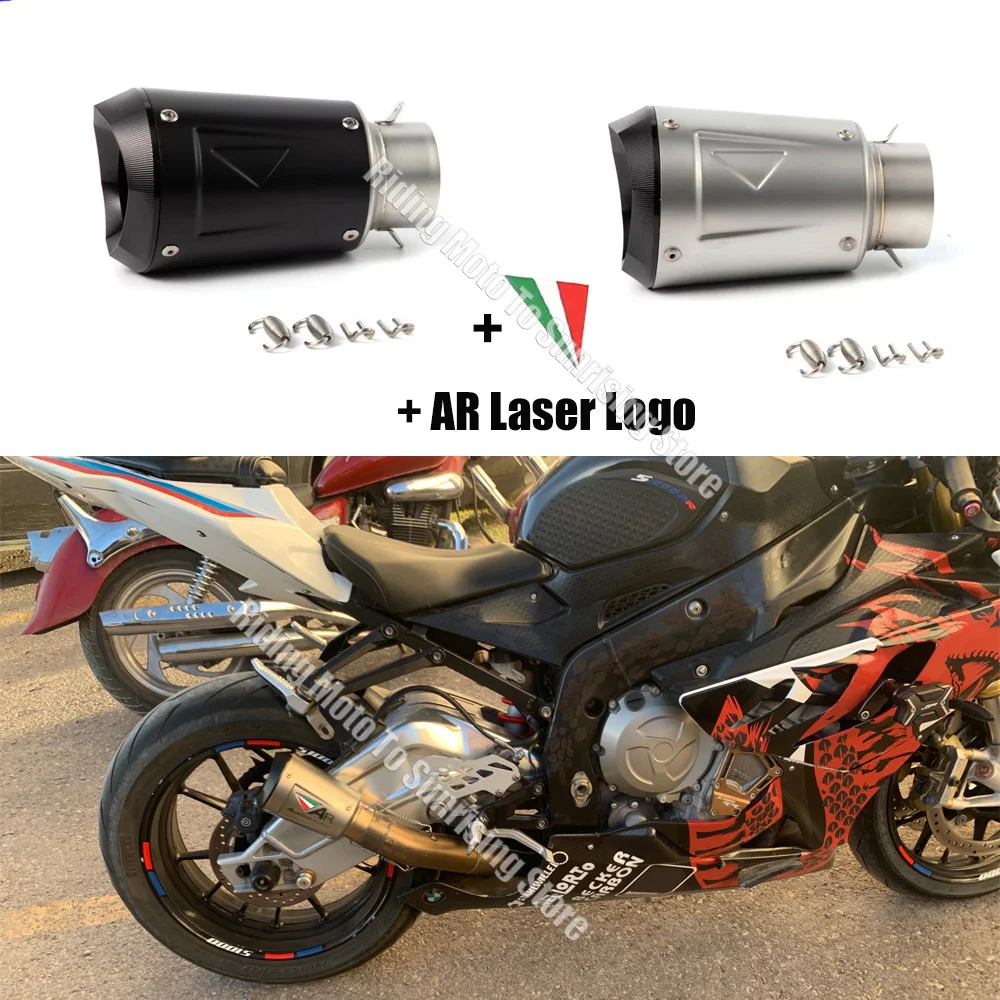 Универсальный 51 мм 60 AR мотоциклетный глушитель Escape для Kawasaki Yamaha Honda Ktm Bmw ETC