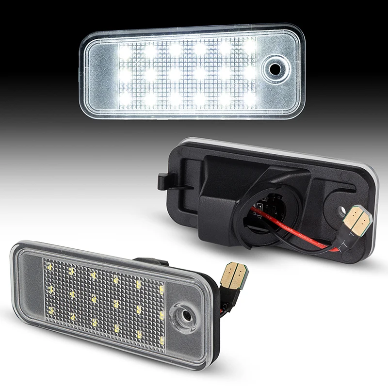 

2 шт. для Hyundai Grand Santa Fe DM NC Azera Grandeur Kia Rondo Carens светодиодные фонари номерного знака, лампы Canbus, автомобильный Стайлинг