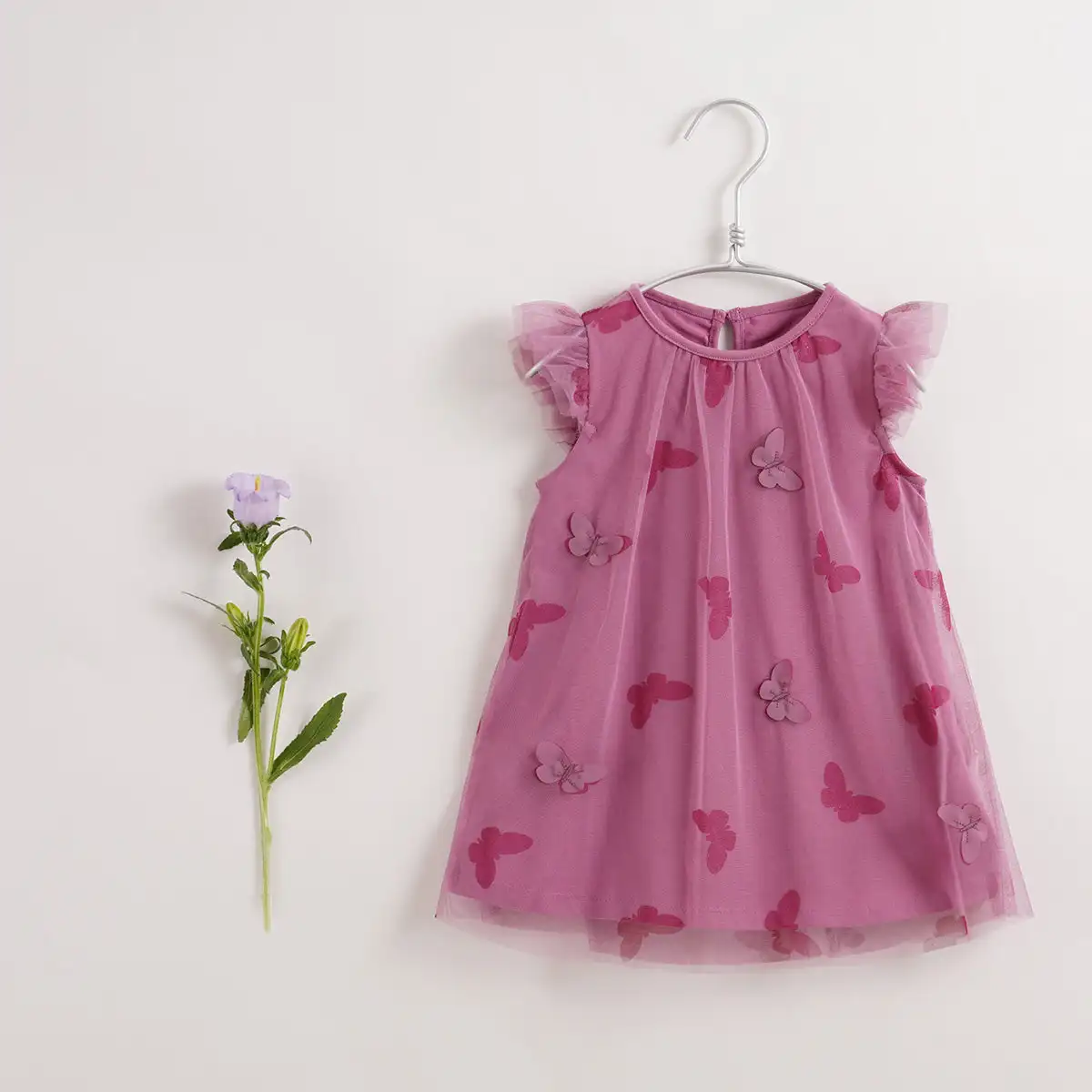 

Marc&janie LUFU French Series Girls' Summer Butterfly Lace Dress Girls Clothes Princess Dress for Girls Ropa De Niña 212212