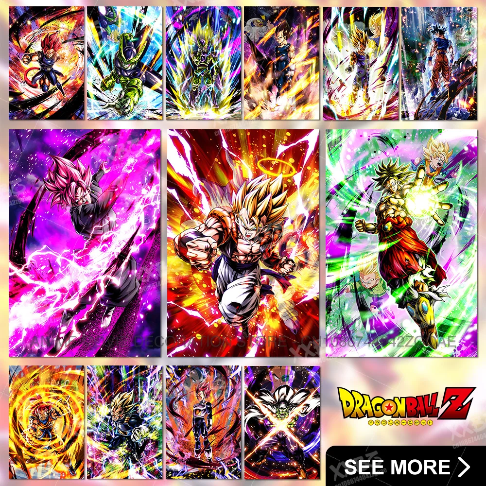 Постеры из аниме Драконий жемчуг Bandai