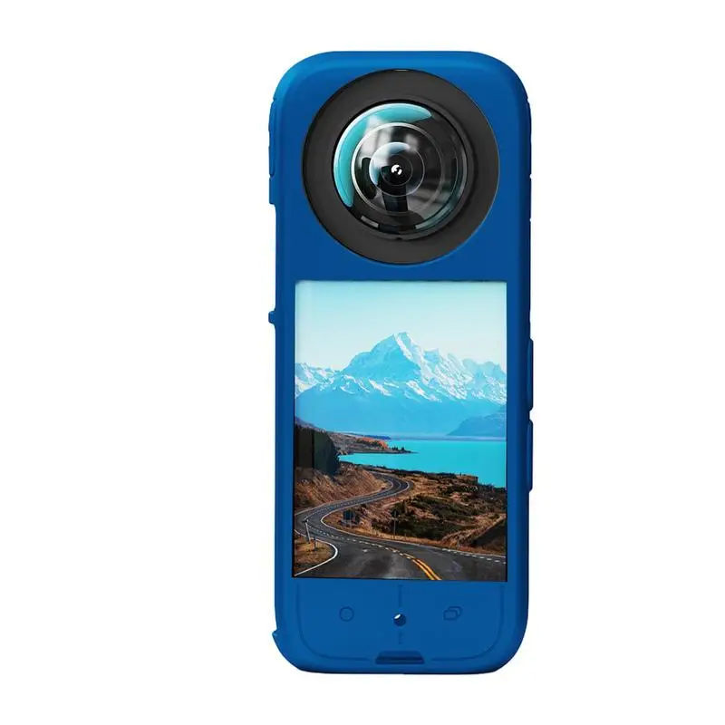 

ForInsta360 X3 корпус силиконовый чехол для insta360 X3 силиконовая крышка защитные аксессуары чехол Корпус Крышка объектива Защитная крышка