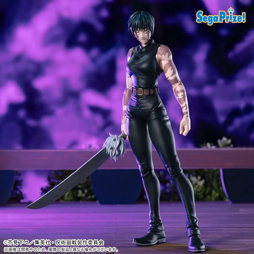 Фото Оригинальная фигурка SEGA Jujutsu Kaisen Anime Zenin Maki XStellar, коллекционная модель из ПВХ, игрушка-фигурка для декора №2