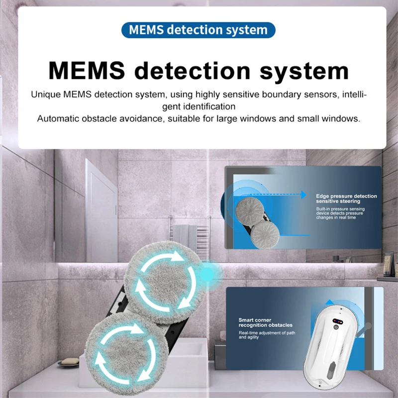 Purerobo W-R4S Ультратонкий робот для мытья окон с приложением и дистанционным