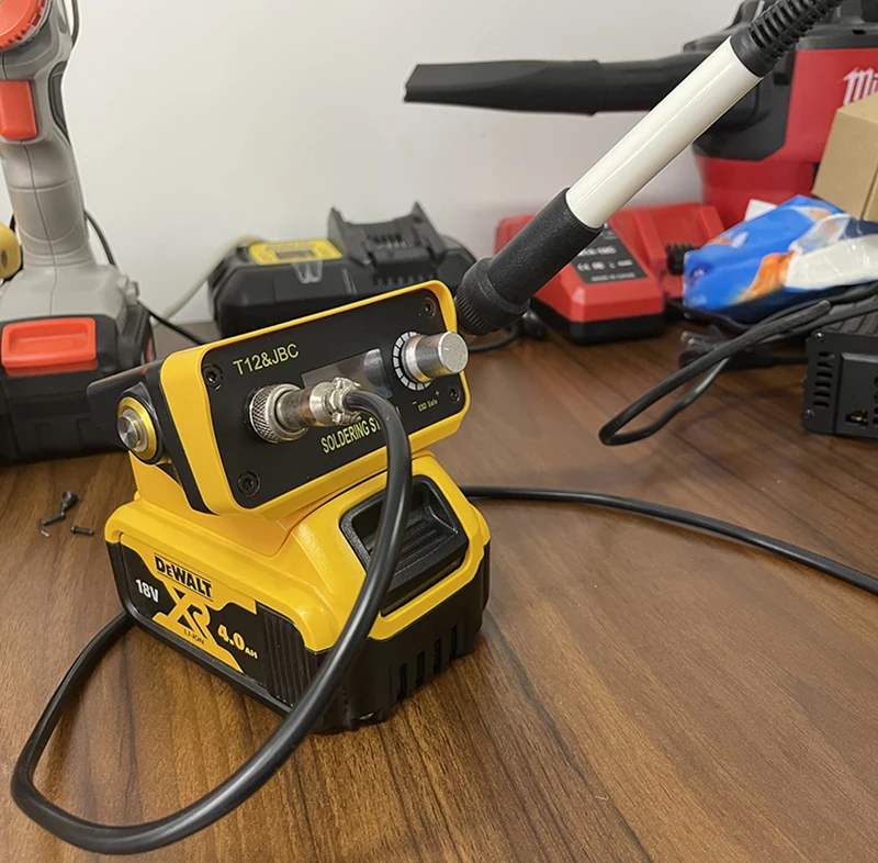 Модифицированная паяльная станция dewalt с аккумулятором на 18 в 20 (без батареи) |