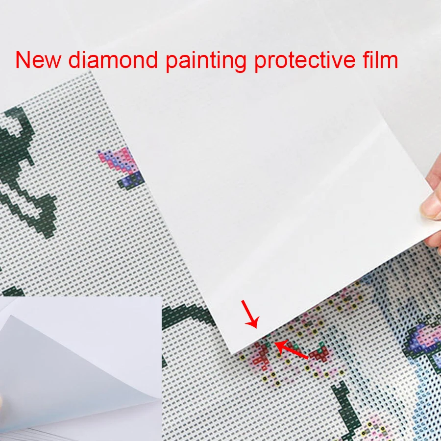 

Новая защитная пленка для алмазной живописи, самодельная алмазная живопись, съемная бумага A6Diamond, Обложка для рисования, наклейка, легко при...