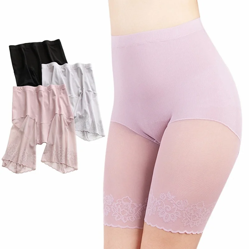 

Сексуальные женские модальные хлопковые кружевные шорты, трусики большого размера, длинные шорты, нижнее белье для женщин, дышащее женское нижнее белье