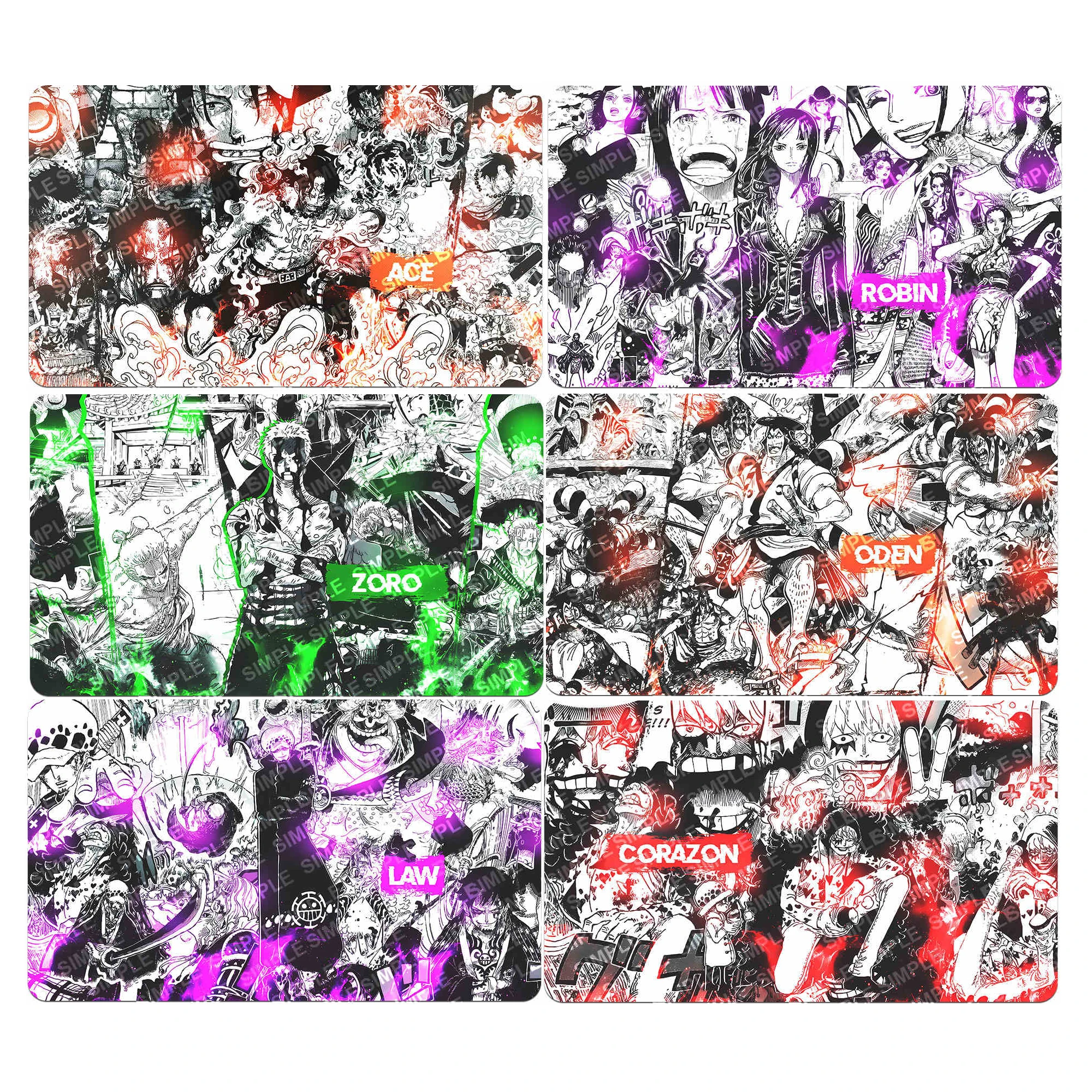600X350X2Mm One Piece Ace Robin Card Battle Table Mat Opcg Zoro Single Player Board Game Аниме Карта Подарочная Игрушка
