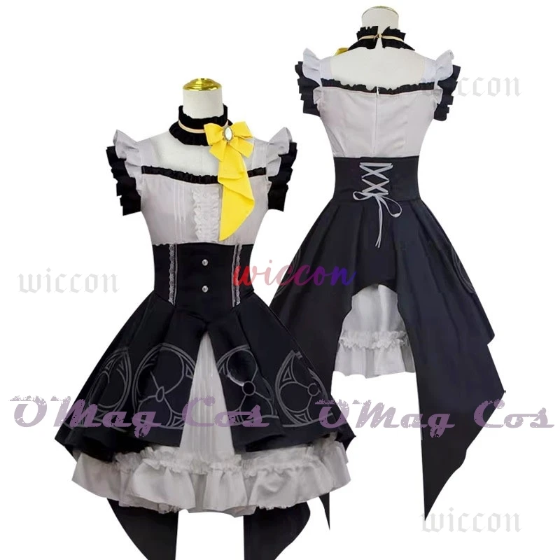 Аниме игра синий архив Iochi Mari косплей костюм женское платье для девочек парик