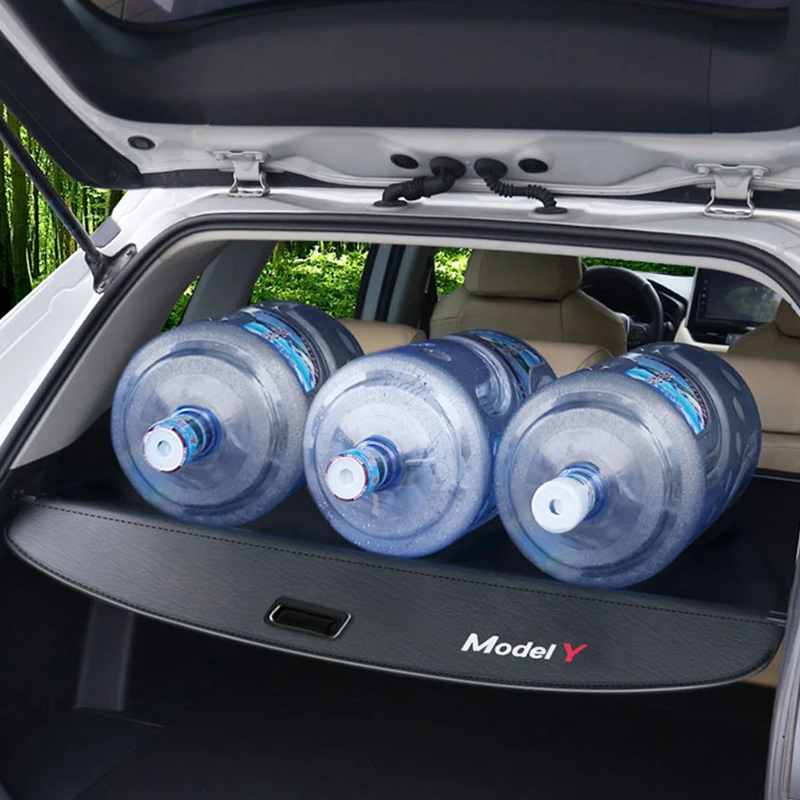 

Для Tesla тени занавески модель Y перегородка занавеска для багажника автомобиля Модифицированная разделительная доска для хранения
