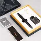 Перьевая ручка MAJOHN A1 в стиле ретро, черная матовая выдвижная ручка 0,4 мм, ранцевые чернила, наборы для письма, канцелярские принадлежности, офисные принадлежности