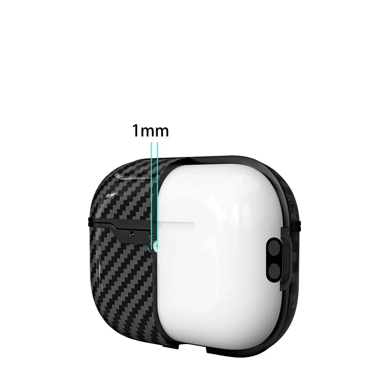 Фото Деловые чехлы для наушников с узором из углеродного волокна для Airpods 4 3, 1/2, защитный чехол для наушников Apple Airpods Pro 3, чехлы №5